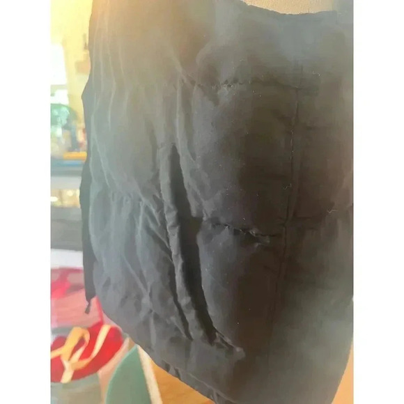 ST JOHNS BAY BLACK PUFFER VEST FULL ZIP MENS LARGE - Picture 6 of 7